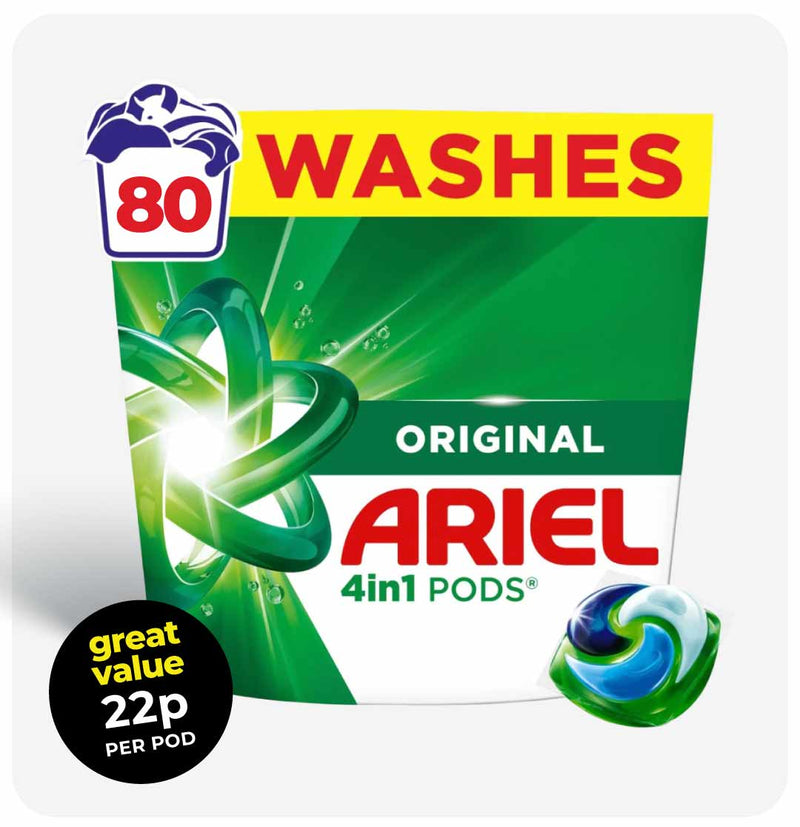 Ariel 4 in 1 Pods Original 80 Washes