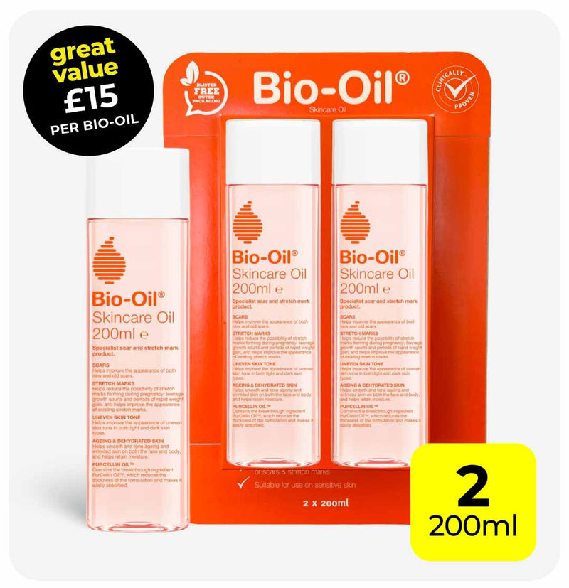 Bio-Oil Skincare Oil - 2 x 200ml