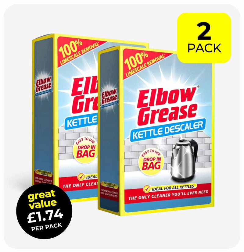 Elbow Grease Kettle Descaler Limescale Remover 2 Pack