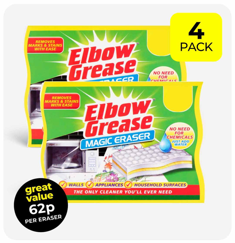 Elbow Grease Magic Eraser 4 Pack