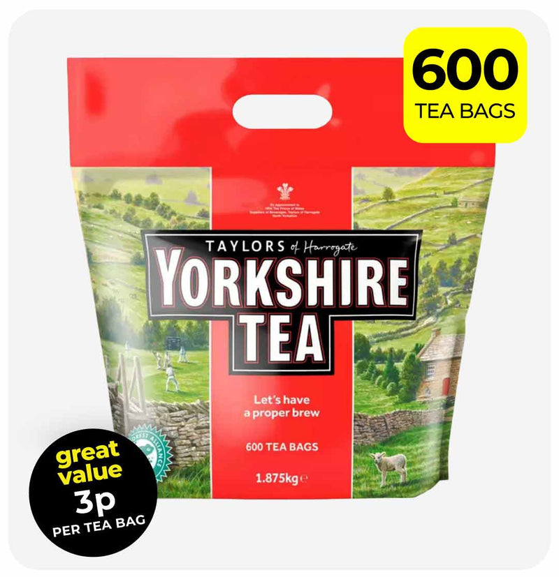 Yorkshire Tea Bags 600 Pack